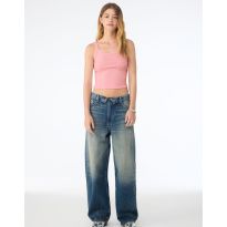 Bella Women's Micro Rib Strap Tank
