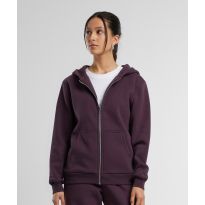 Build Your Brand Women’s fluffy zip hoodie