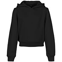 Girls cropped sweat hoodie