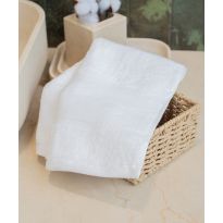 Towel City Organic guest towel with printable border
