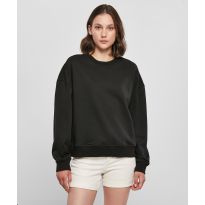 Build Your Brand Women’s oversized crew neck sweatshirt
