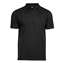 Luxury stretch v-neck polo