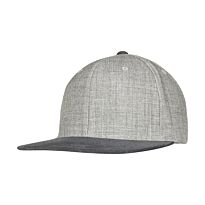 Melange velour snapback