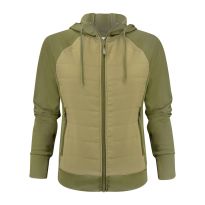 James Harvest Ladies Keyport Full Zip Hooded Hybrid Jacket