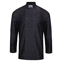 Denim chef's jacket