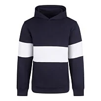 Heavyweight panelled hoodie