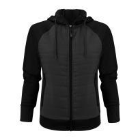 James Harvest Ladies Keyport Full Zip Hooded Hybrid Jacket