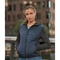 Tee Jays Women’s hybrid-stretch hooded jacket (9113)
