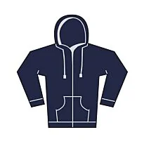 Unisex heavy full-zip hoodie