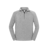 Fruit Of The Loom Iconic Premium Zip Neck Sweat