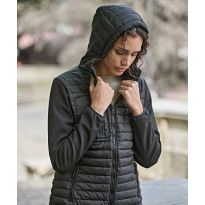 Tee Jays Women’s hooded crossover jacket (9629)