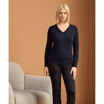 Premier Women's v-neck knitted sweater