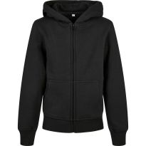 Build Your Brand Organic kids basic zip hoodie