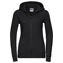 Women's authentic zipped hooded sweatshirt