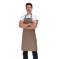 Dennys Canvas Bib Apron With Pocket