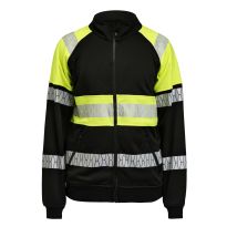 Jobman Sweatshirt Full-Zip Hi-Vis