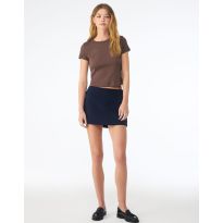 Bella Women's Micro Rib Baby Tee