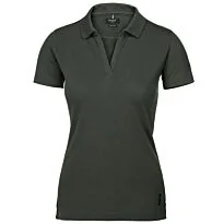 Women’s Harvard v-neck – stretch deluxe polo