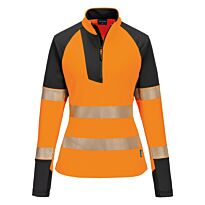 Women’s PW3 Hi-vis ¼-zip sweatshirt