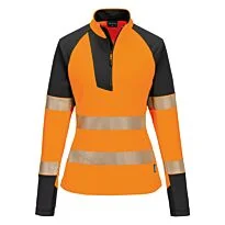 Women’s PW3 Hi-vis ¼-zip sweatshirt