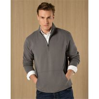 Kustom Kit 1/4 Zip Pique Sweatshirt