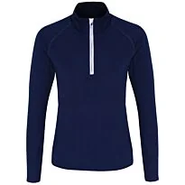 Women's TriDri long sleeve performance ¼ zip