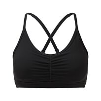 Women's TriDri® ruched sports bra