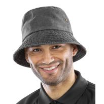Result Headwear Pure cotton vintage bucket hat