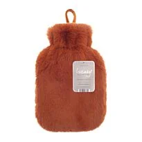 Super luxury faux fur hot water bottle and cover