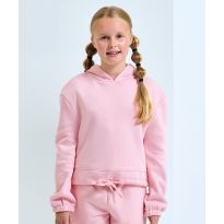 Kids TriDri® recycled cropped oversize hoodie