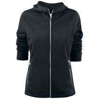 Printer Red Ladies Layback F/Z Hoodie