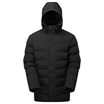 Recycled bonded longline padded jacket