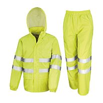 High-viz waterproof suit