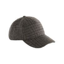 Beechfield Wool blend check cap