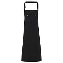 Chino cotton bib apron