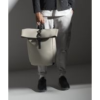 Bagbase Matte PU rolltop backpack