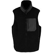 Bonded sherpa vest