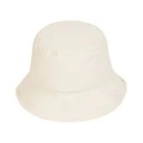 Bucket hat with metal eyelets