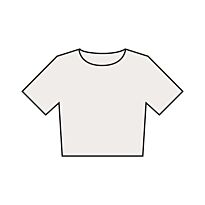 Women’s heavyweight washed cropped tee