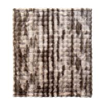 Ribbon Luxury faux fur heated throw (127 x 152cm)