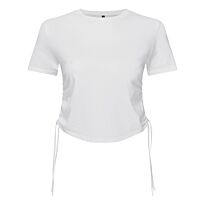 Women’s TriDri ruched crop top