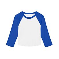 Women’s micro rib 3/4 raglan baby t-shirt