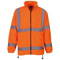 Hi-vis heavyweight fleece jacket