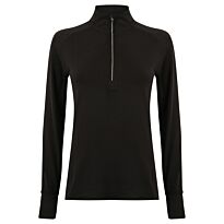 Women's long-sleeved ¼ zip top