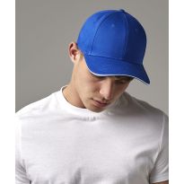 Beechfield EarthAware® classic organic cotton 6-panel cap – sandwich peak