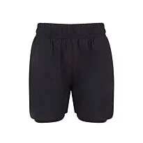 Kids double-layer sports shorts