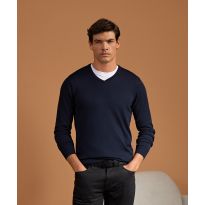 Premier V-neck knitted sweater
