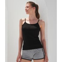 SF Women's feel-good stretch spaghetti vest