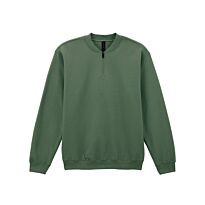 Softstyle™ midweight adult fleece 1/4-zip sweatshirt