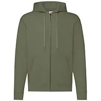 Classic 80/20 hooded sweatshirt jacket